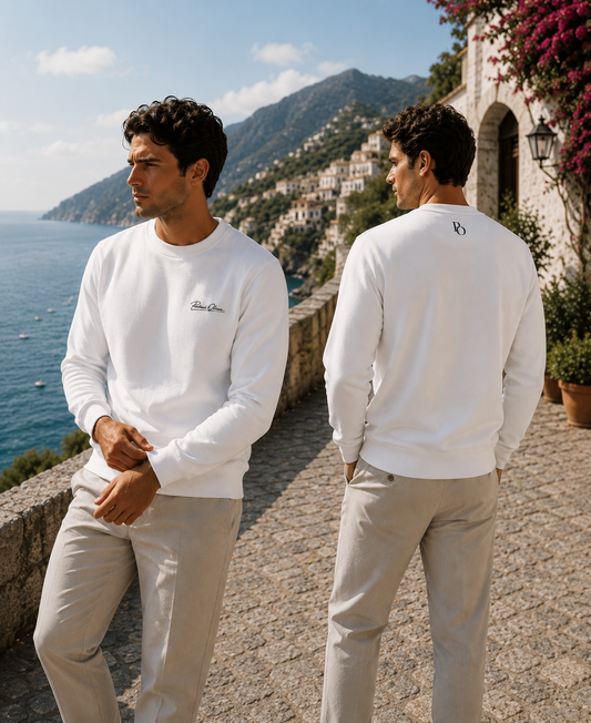 Patrick Oliver Essential Sweatshirt - White