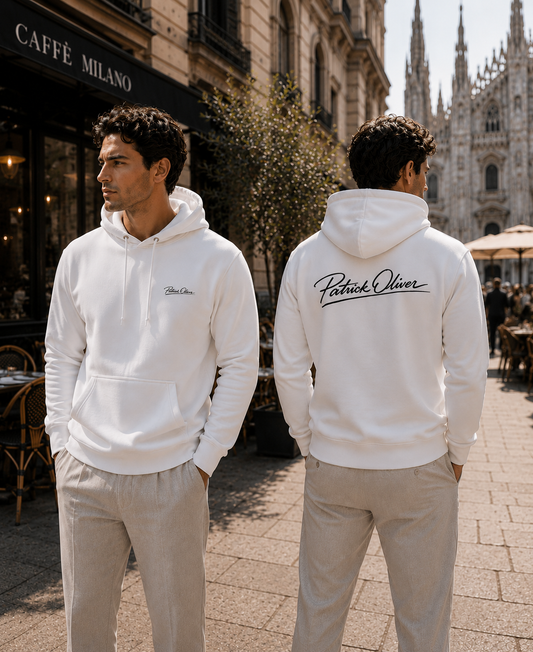 Patrick Oliver Signature Hoodie - White
