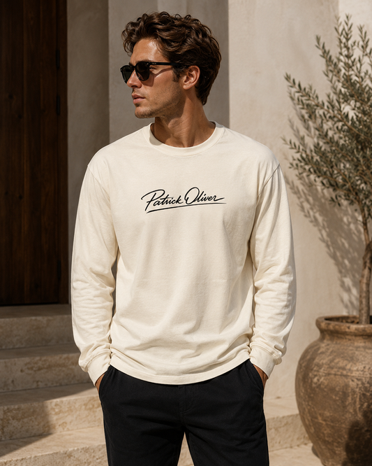 Patrick Oliver Signature Long Sleeve - Ecru